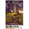 image:imageBuffalo Games Charles Wysocki Wednesday Night Checkers 300 Piece Puzzle  Oversized Pieces 2125 x 15 in Bonus Poster Easy Grip Recycled Board