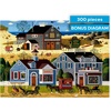 image:imageBuffalo Games Oversized Puzzle Belly Warmers by Charles Wysocki 300 Piece Jigsaw Puzzle for Adults Large Pieces Winter Americana Scene with Reference PosterDevilstone Harbor