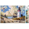 image:imageBuffalo Games Oversized Puzzle Belly Warmers by Charles Wysocki 300 Piece Jigsaw Puzzle for Adults Large Pieces Winter Americana Scene with Reference PosterDreamers