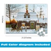 image:imageBuffalo Games Oversized Puzzle Belly Warmers by Charles Wysocki 300 Piece Jigsaw Puzzle for Adults Large Pieces Winter Americana Scene with Reference PosterBelly Warmers