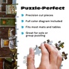 image:imageBuffalo Games Oversized Puzzle Belly Warmers by Charles Wysocki 300 Piece Jigsaw Puzzle for Adults Large Pieces Winter Americana Scene with Reference PosterBelly Warmers