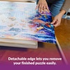 image:imageBuffalo Games Puzzle Table  40 x 31 in 2000Piece Capacity Wood  Puzzle Board with Drawers  Jigsaw Assembly Surface  Portable Piece Organizer TraysJumbo Puzzle Table
