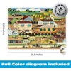 image:imageBuffalo Games Silver Select Charles Wysocki Amish Country 2000 Piece Jigsaw Puzzle for Adults  Premium Giftable Puzzle with Foil Accents amp Reference Poster