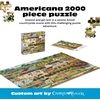 image:imageBuffalo Games Silver Select Charles Wysocki Amish Country 2000 Piece Jigsaw Puzzle for Adults  Premium Giftable Puzzle with Foil Accents amp Reference Poster