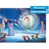 image:imageCeaco  Disney Princess  Cinderellas Carriage  750 Piece Glitter Jigsaw Puzzle