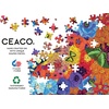 image:imageCeaco  Kaleidoscope Butterflies  300 Oversized Piece Jigsaw Puzzle by Ann Jasperson  Floral and Butterfly Puzzle for Adults with Bonus Poster  24 x 18