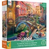 image:imageCeaco  Large Piece Jigsaw Puzzle  Ann Jasperson  Venice Canal at Dusk  Relaxing and Fun Activity for Adults