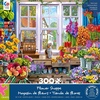 image:imageCeaco  Large Piece Jigsaw Puzzle  Steve Crisp  Flower Shoppe  Relaxing and Fun Activity for Adults