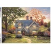 image:imageCeaco  Large Piece Jigsaw Puzzle Thomas Kinkade  Gingerbread Cottage  Relaxing and Fun Activity for Adults