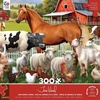 image:imageCeaco  Tom Wood  Farm Animal Friends  300 Oversized Piece Jigsaw Puzzle