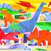 image:imageChuckle amp Roar Dinosaur Jumbo Floor Puzzle  50 Piece 24 x 36 in Ages 46  GlowintheDark Kids Puzzle  EasyGrip Jumbo Pieces  ScreenFree PlayDino Glow