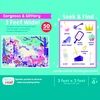 image:imageChuckle amp Roar Dinosaur Jumbo Floor Puzzle  50 Piece 24 x 36 in Ages 46  GlowintheDark Kids Puzzle  EasyGrip Jumbo Pieces  ScreenFree PlayGlitter Fantasy