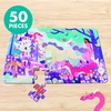 image:imageChuckle amp Roar Dinosaur Jumbo Floor Puzzle  50 Piece 24 x 36 in Ages 46  GlowintheDark Kids Puzzle  EasyGrip Jumbo Pieces  ScreenFree PlayGlitter Fantasy