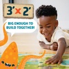 image:imageChuckle amp Roar Dinosaur Jumbo Floor Puzzle  50 Piece 24 x 36 in Ages 46  GlowintheDark Kids Puzzle  EasyGrip Jumbo Pieces  ScreenFree PlayTreasure Hunt