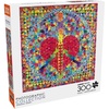 image:imageBuffalo Games  Sandhi Schimmel Gold  Junkmail Heart  300 Piece Jigsaw Puzzle for Adults Ages 14 and Up  PrecisionCut Pieces Beautiful Artwork and Hours of Relaxing Fun