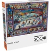 image:imageBuffalo Games  Winter Pickup  John H Burrow  300 Oversized Piece Jigsaw Puzzle  Larger Shapes  Great for Adults Seniors Kids  PrecisionCut Pieces Christmas Artwork Hours of Festive Fun