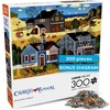 image:imageBuffalo Games Oversized Puzzle Belly Warmers by Charles Wysocki 300 Piece Jigsaw Puzzle for Adults Large Pieces Winter Americana Scene with Reference PosterDevilstone Harbor
