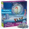 image:imageCeaco  Disney Princess  Cinderellas Carriage  750 Piece Glitter Jigsaw Puzzle
