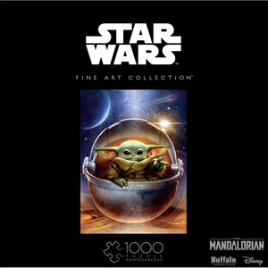 image:imageBuffalo Games  1000 Pieces Star Wars Fine Art Collection Galactic Child 1000 Piece Jigsaw Puzzle Made in USA FullColor Poster