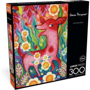 image:imageBuffalo Games  Denise Ferragamo  Little Red Dog  300 Piece Jigsaw Puzzle for Adults Challenging Puzzle Perfect for Game Nights  Finished Size is 2125 x 1500