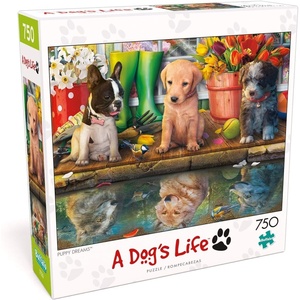 image:imageBuffalo Games  Eduard  Puppy Dreams  750 Piece Jigsaw Puzzle for Adults  Challenging Puzzle Perfect for Game Nights  Finished Size is 2400 x 1800
