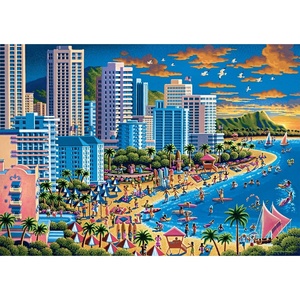 image:imageBuffalo Games  Eric Dowdle  Waikiki  300 Piece Jigsaw Puzzle for Adults Challenging Puzzle Perfect for Game Nights  Finished Size is 2125 x 1500