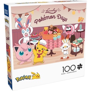 image:imageBuffalo Games  Pokemon  Lovely Pokemon Days  100 Piece Jigsaw Puzzle for Families Challenging Puzzle Perfect for Game Nights  Finished Size is 1500 x 1100
