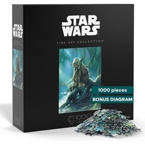 image:imageBuffalo Games  Star Wars  Yoda  1000 Piece Jigsaw Puzzle For Adults Challenging Puzzle Perfect for Game Nights  Finished Size is 2675 x 1975Yoda