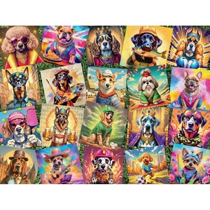 image:imageBuffalo Games  Whos Your Doggy  750 Piece Jigsaw Puzzle for Adults Challenging Puzzle Perfect for Game Nights  Finished Size is 2400 x 1800