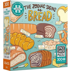 image:imageCeaco  Bread Zodiac  300 Piece Jigsaw Space Saver Puzzle  Puzzles for Smaller Spaces and Surfaces
