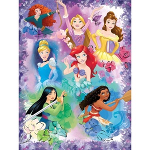 image:imageCeaco  Disney  Purple Princess Collage  300 Oversized Piece Jigsaw Puzzle