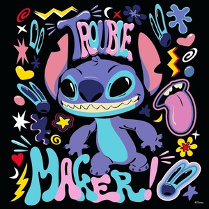 image:imageCeaco  Disney  Stich  Trouble Maker  300 Oversized Piece Jigsaw Puzzle