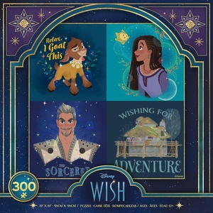 image:imageCeaco  Disney  Wish  Collage  300 Oversized Piece Jigsaw Puzzle