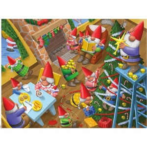 image:imageCeaco  Holiday  Christmas Time Gnomes  300 Piece Jigsaw Puzzle