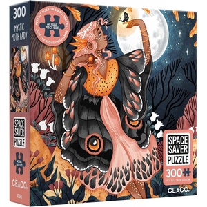 image:imageCeaco  Mystic Moth Lady  300 Piece Jigsaw Space Saver Puzzle  Puzzles for Smaller Spaces and Surfaces