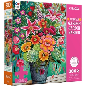 image:imageCeaco  Peggys Garden  Florenza  300 Oversized Piece Jigsaw Puzzle