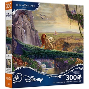 image:imageCeaco  Thomas Kinkade  Disney  The Lion King  Return to Pride Rock  Large Piece Jigsaw Puzzle for Adults  Challenging Puzzle Perfect for Game Nights  Finished Size is 2125 x 1500