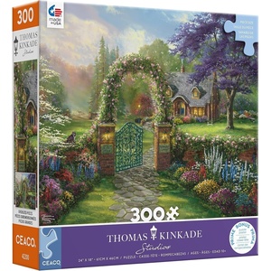 image:imageCeaco  Thomas Kinkade  Inspirations  Hummingbird Cottage  300 Piece Jigsaw Puzzle