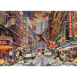 image:imageCeaco  Thomas Kinkade  Marvel  Deadpool  Snow Day  1000 Piece Jigsaw Puzzle