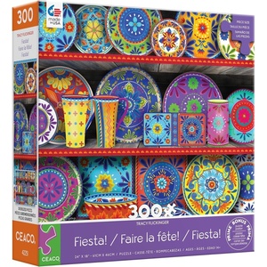 image:imageCeaco  Tracy Flickinger  Fiesta  300 Oversized Piece Jigsaw Puzzle