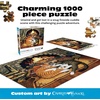 image:imageBuffalo Games  1000 Piece Jigsaw Puzzle Charles Wysocki Shops and Buggies Made in USA Premium Recycled Board Reference Diagram GiftableAll Burned Out