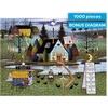 image:imageBuffalo Games  1000 Piece Jigsaw Puzzle Charles Wysocki Shops and Buggies Made in USA Premium Recycled Board Reference Diagram GiftableKnow It All