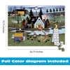 image:imageBuffalo Games  1000 Piece Jigsaw Puzzle Charles Wysocki Shops and Buggies Made in USA Premium Recycled Board Reference Diagram GiftableKnow It All