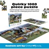 image:imageBuffalo Games  1000 Piece Jigsaw Puzzle Charles Wysocki Shops and Buggies Made in USA Premium Recycled Board Reference Diagram GiftableKnow It All