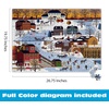 image:imageBuffalo Games  1000 Piece Jigsaw Puzzle Charles Wysocki Shops and Buggies Made in USA Premium Recycled Board Reference Diagram GiftableMulticolor