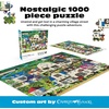 image:imageBuffalo Games  1000 Piece Jigsaw Puzzle Charles Wysocki Shops and Buggies Made in USA Premium Recycled Board Reference Diagram GiftableShops and Buggies
