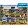 image:imageBuffalo Games  1000 Piece Jigsaw Puzzle Charles Wysocki Shops and Buggies Made in USA Premium Recycled Board Reference Diagram GiftableSunset Bay
