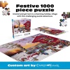 image:imageBuffalo Games  1000 Piece Jigsaw Puzzle Charles Wysocki Shops and Buggies Made in USA Premium Recycled Board Reference Diagram GiftableWhistle Stop Xmas
