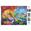 image:imageBuffalo Games  Flights of Fantasy  Autumn Castle Festival Glitter Edition  1000 Piece Jigsaw Puzzle