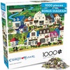 image:imageBuffalo Games  1000 Piece Jigsaw Puzzle Charles Wysocki Shops and Buggies Made in USA Premium Recycled Board Reference Diagram GiftableShops and Buggies